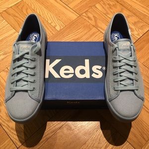NIB Keds Kickstart Lace-Up Sneakers / Mono LT Blue